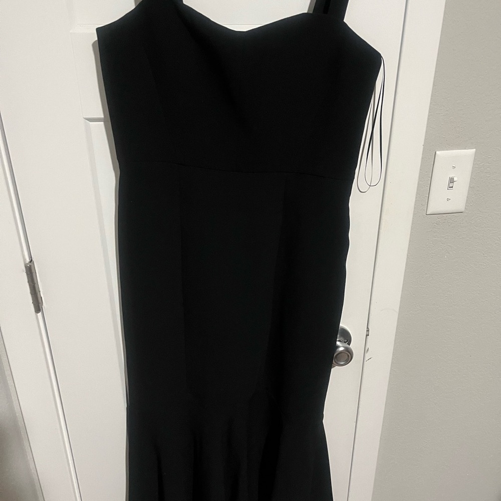 Zara One Shoulder Black Dress